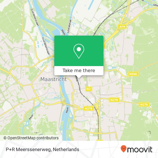 P+R Meerssenerweg map