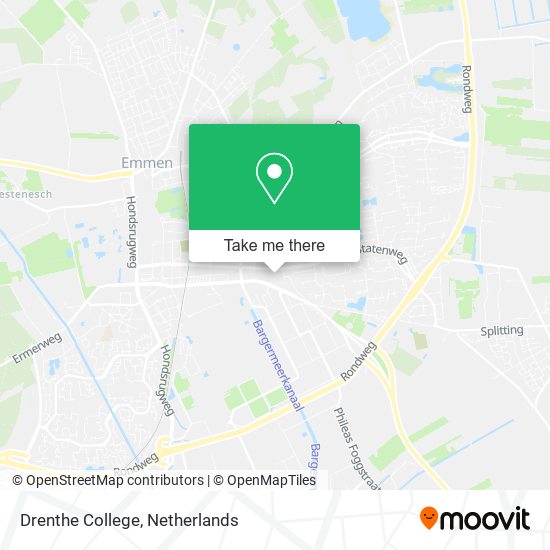 Drenthe College map