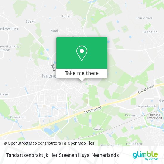 Tandartsenpraktijk Het Steenen Huys map