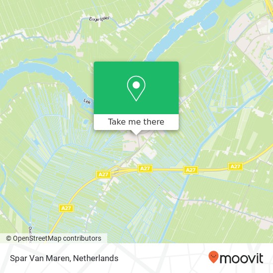 Spar Van Maren map