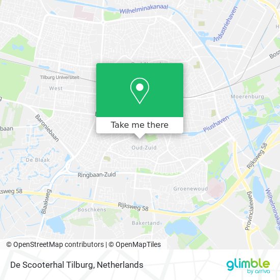 De Scooterhal Tilburg map