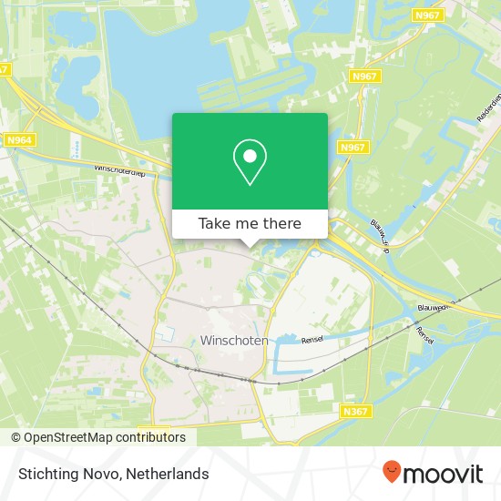 Stichting Novo map