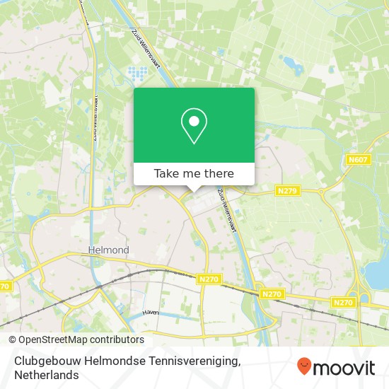 Clubgebouw Helmondse Tennisvereniging map