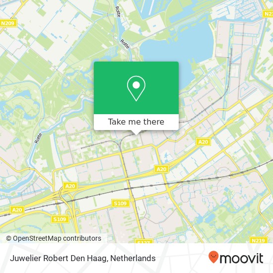 Juwelier Robert Den Haag map