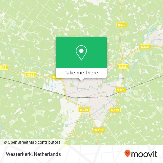 Westerkerk map