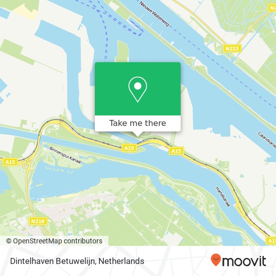 Dintelhaven Betuwelijn map