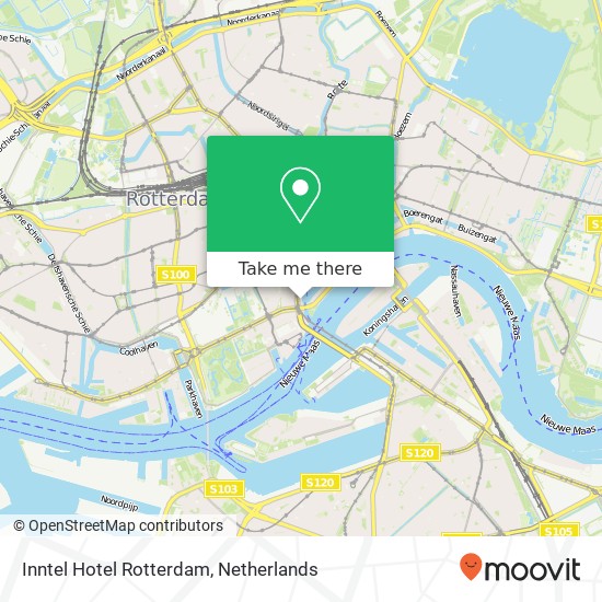 Inntel Hotel Rotterdam map