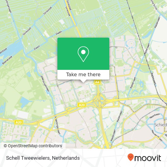 Schell Tweewielers map