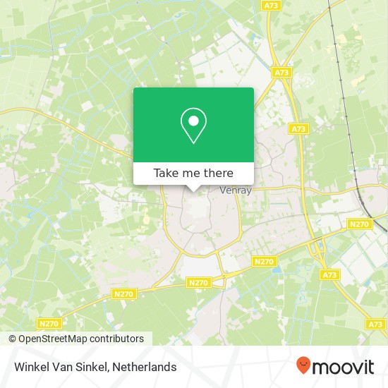 Winkel Van Sinkel map