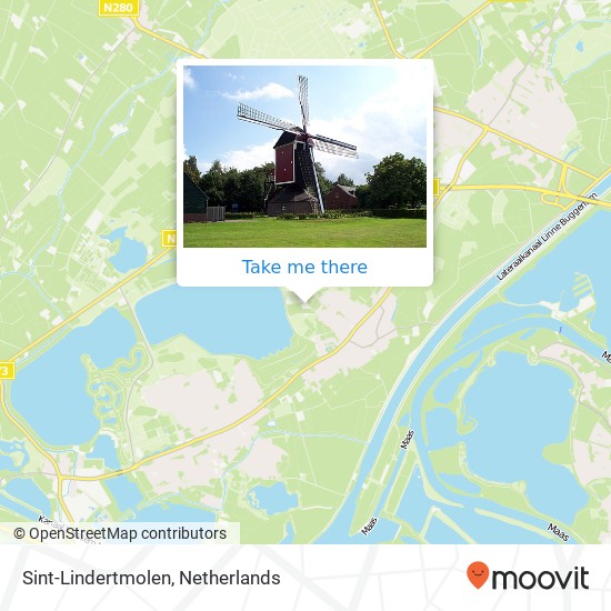 Sint-Lindertmolen map