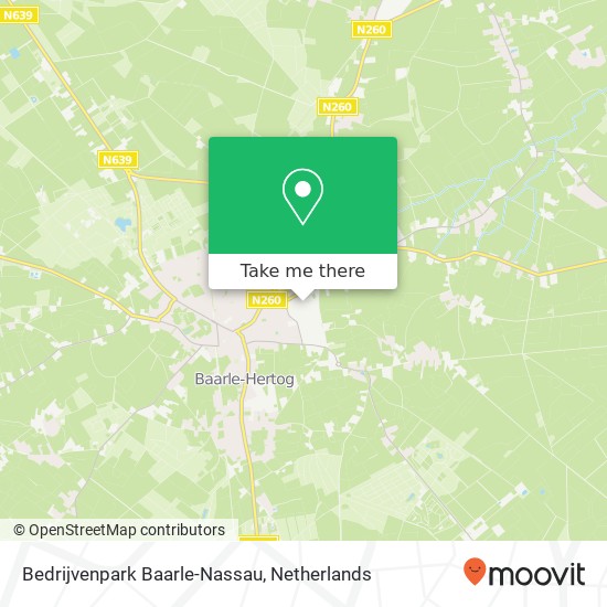 Bedrijvenpark Baarle-Nassau map