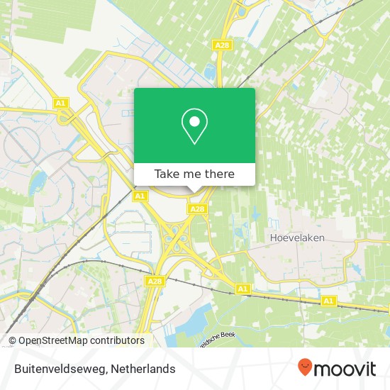 Buitenveldseweg map