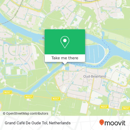 Grand Café De Oude Tol map