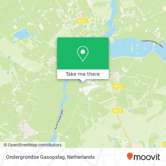 Ondergrondse Gasopslag map