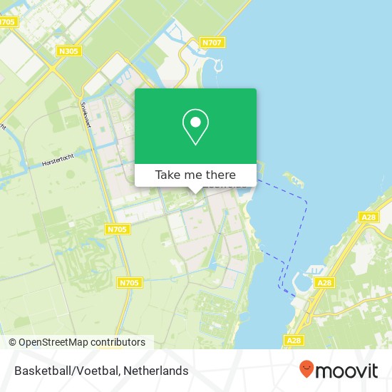 Basketball/Voetbal map