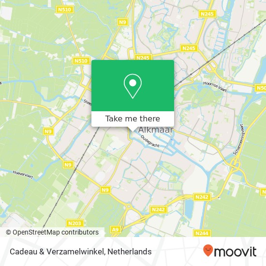 Cadeau & Verzamelwinkel map