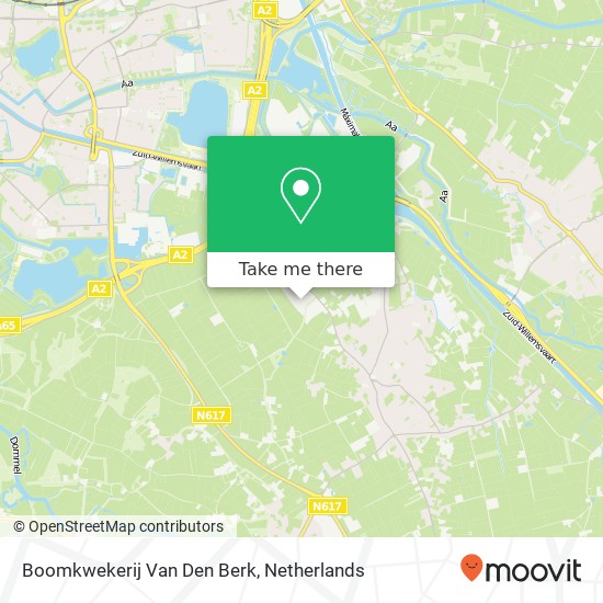 Boomkwekerij Van Den Berk map