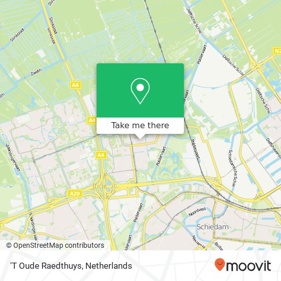 'T Oude Raedthuys map