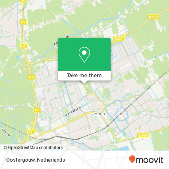 Oostergouw map