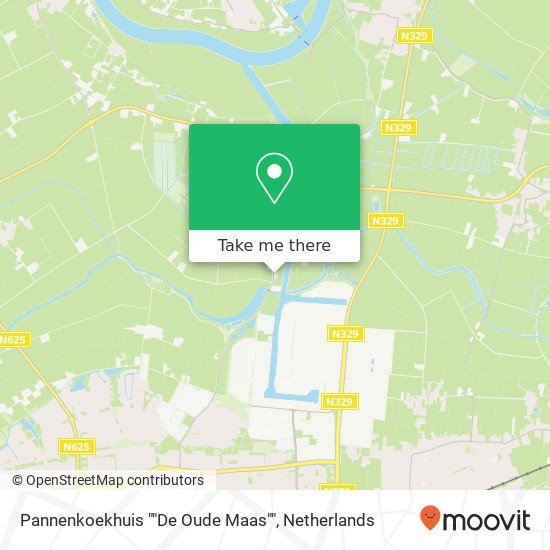 Pannenkoekhuis ""De Oude Maas"" map