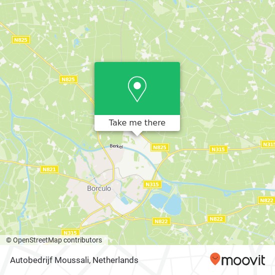 Autobedrijf Moussali map