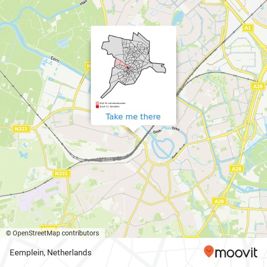 Eemplein map