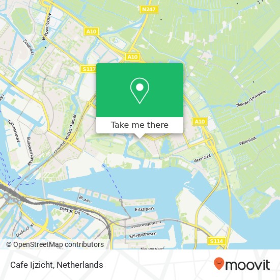 Cafe Ijzicht map