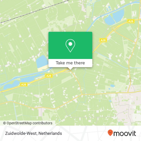 Zuidwolde-West map