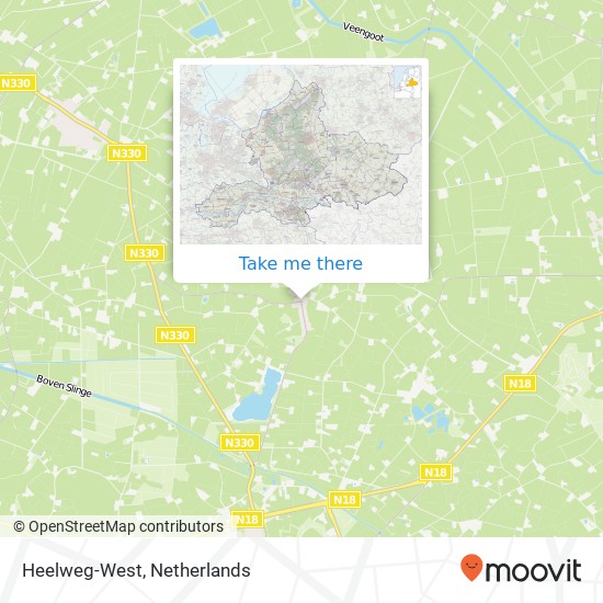 Heelweg-West map