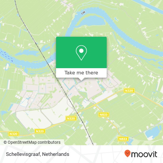 Schellevisgraaf map
