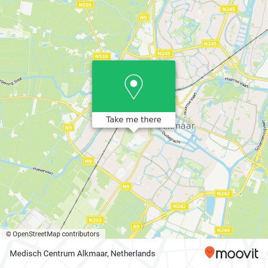 Medisch Centrum Alkmaar map