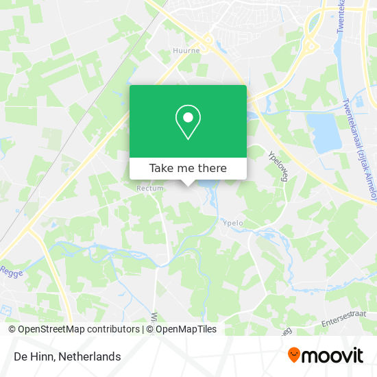 De Hinn map