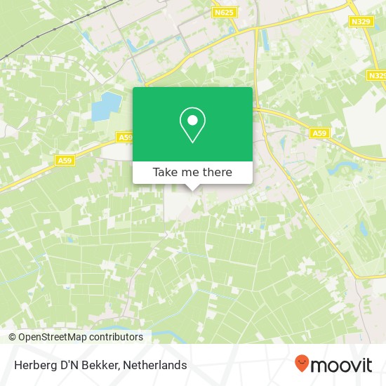 Herberg D'N Bekker map