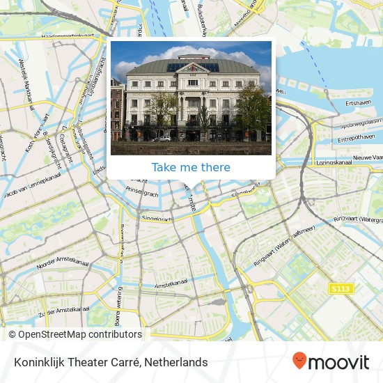 Koninklijk Theater Carré map