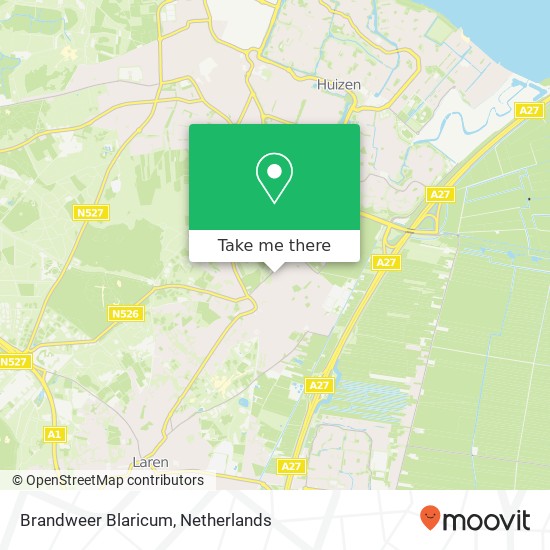 Brandweer Blaricum map