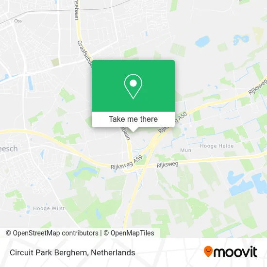 Circuit Park Berghem map