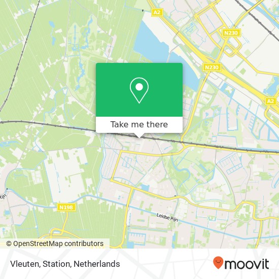 Vleuten, Station map