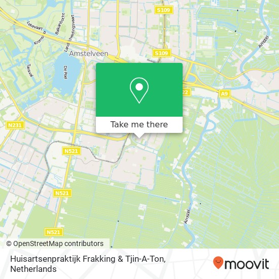 Huisartsenpraktijk Frakking & Tjin-A-Ton Karte