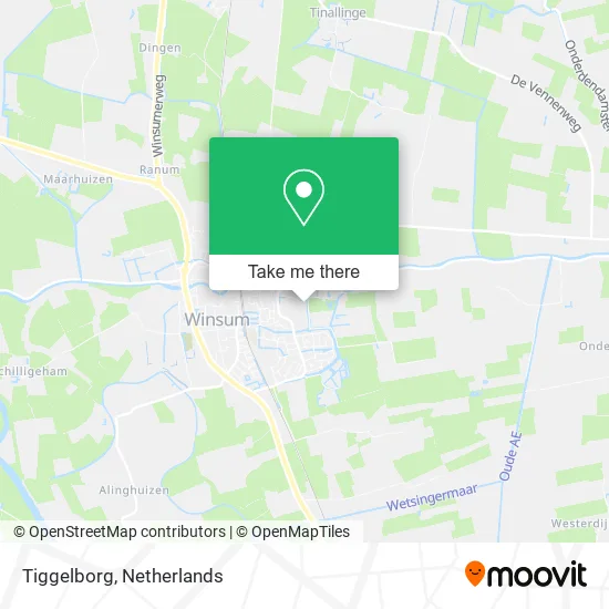 Tiggelborg map
