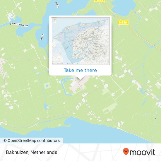 Bakhuizen map