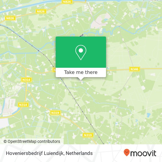 Hoveniersbedrijf Luiendijk map