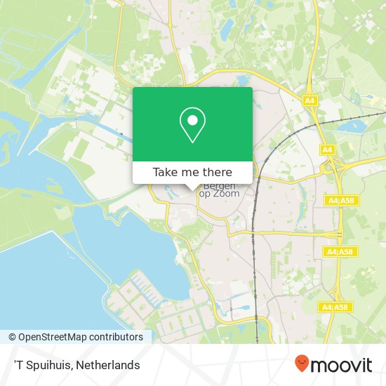 'T Spuihuis map