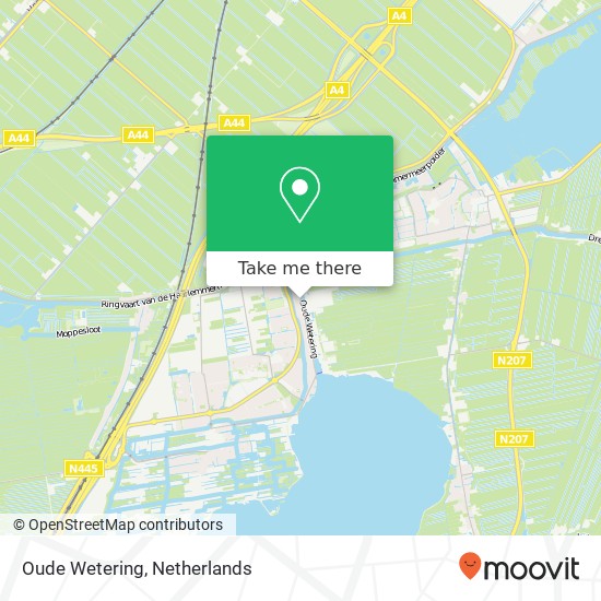 Oude Wetering map