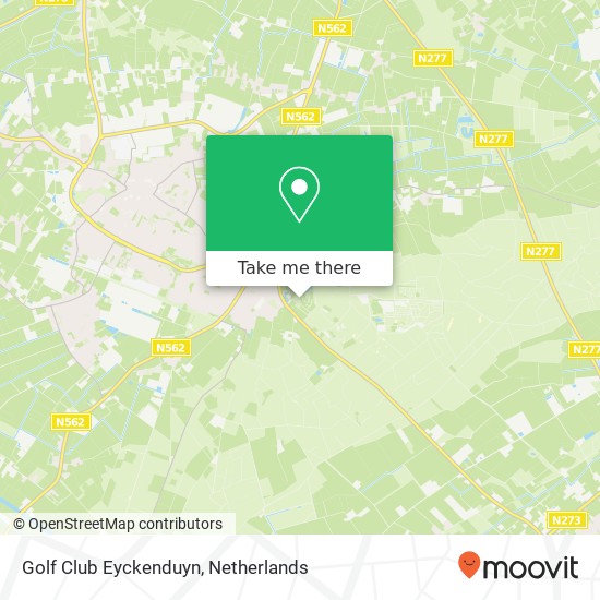 Golf Club Eyckenduyn map