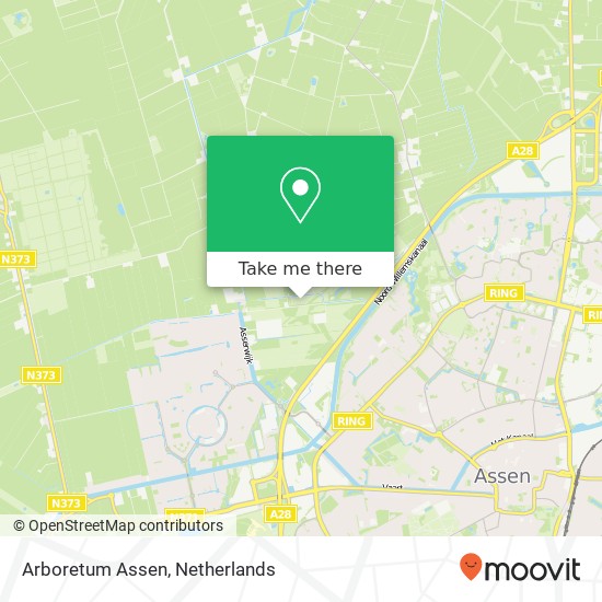 Arboretum Assen map