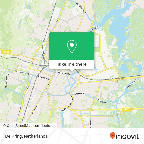 De Kring map