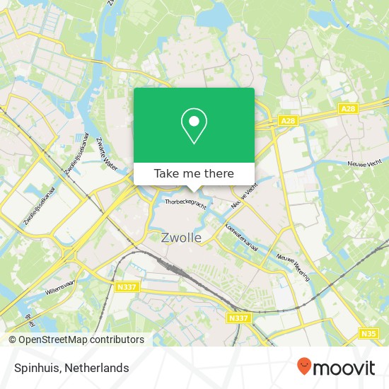 Spinhuis map