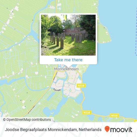 Joodse Begraafplaats Monnickendam map