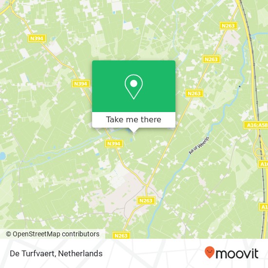 De Turfvaert map