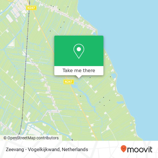 Zeevang - Vogelkijkwand map